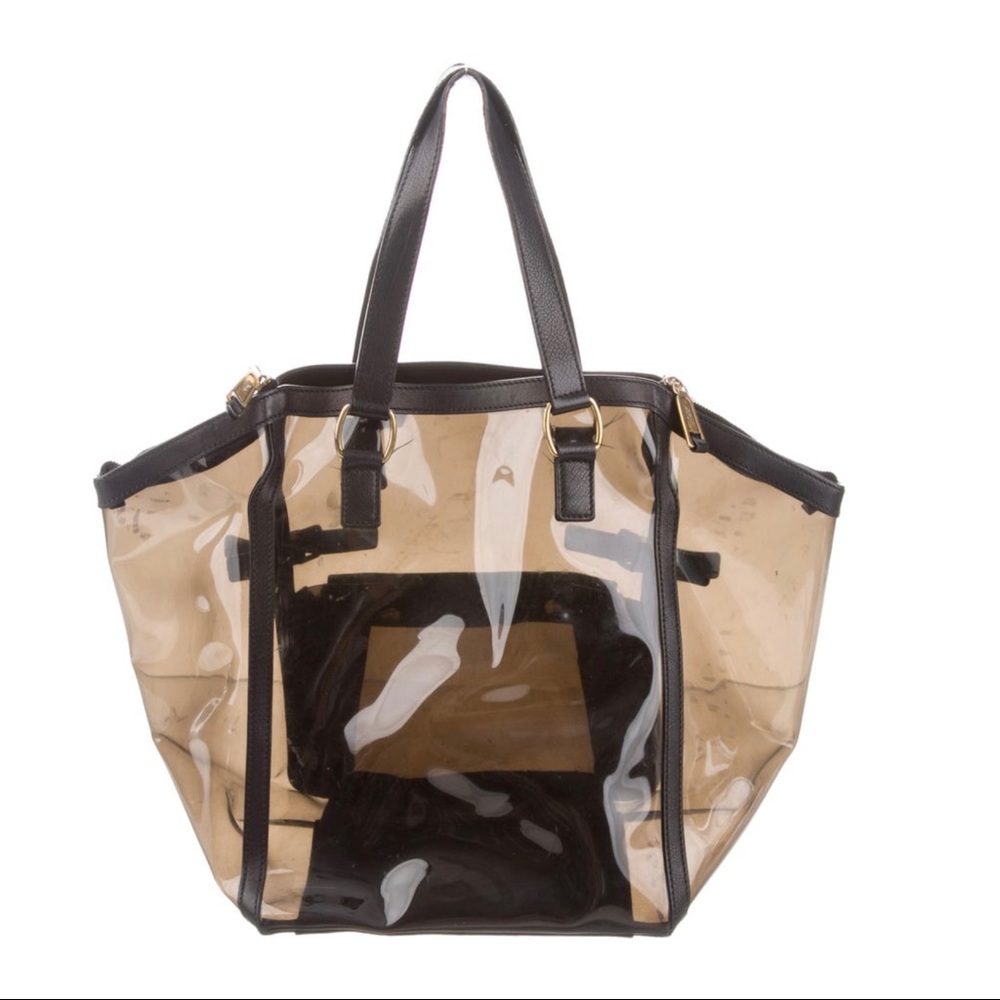Yves Saint Laurent pvc Downtown Tote